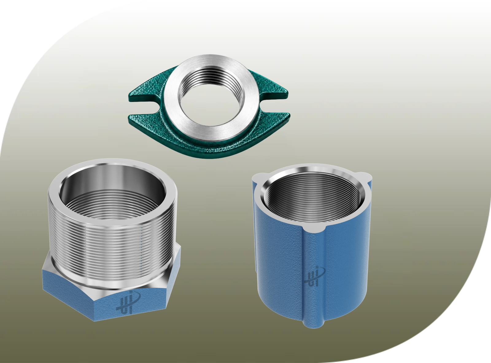 Bush, Flange, Sockets